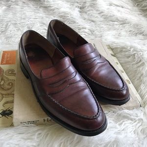 Allen Edmonds Randolph Coffee Leather Penny Loafer